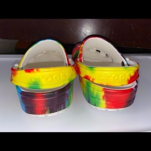 Tie Dye Crocs